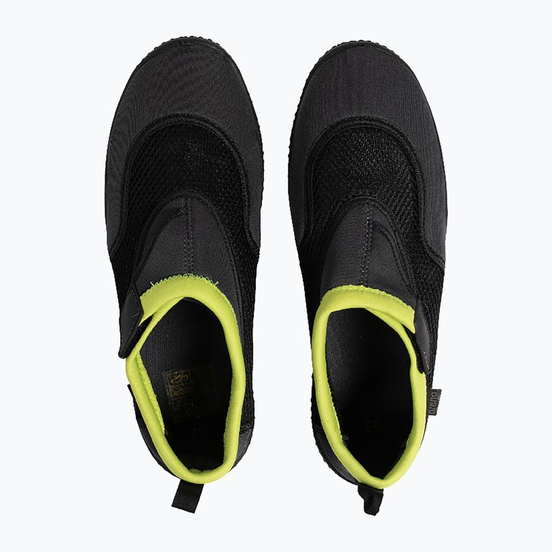 Wasserschuhe arena Watershoes dark grey/lime 3