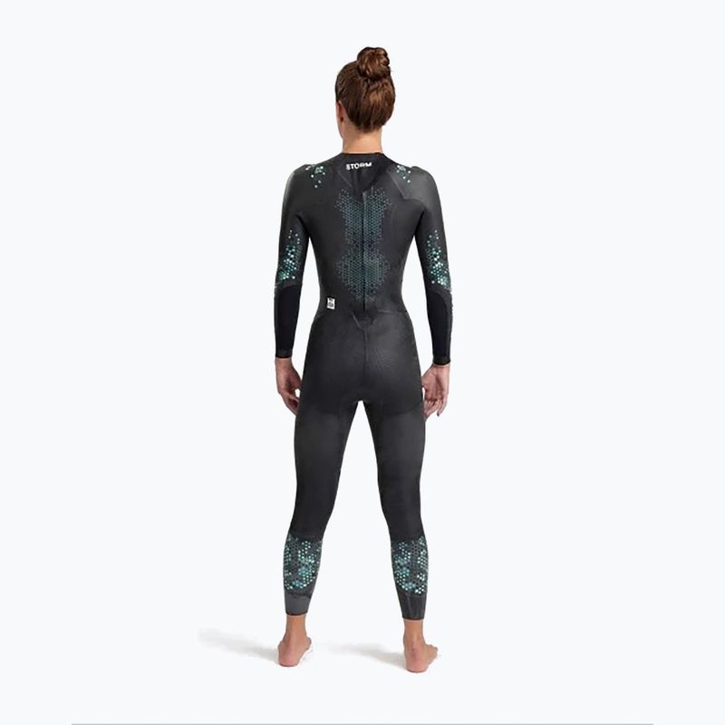 Schaumstoff für das Schwimmen Damen arena Storm coral blue/black 2