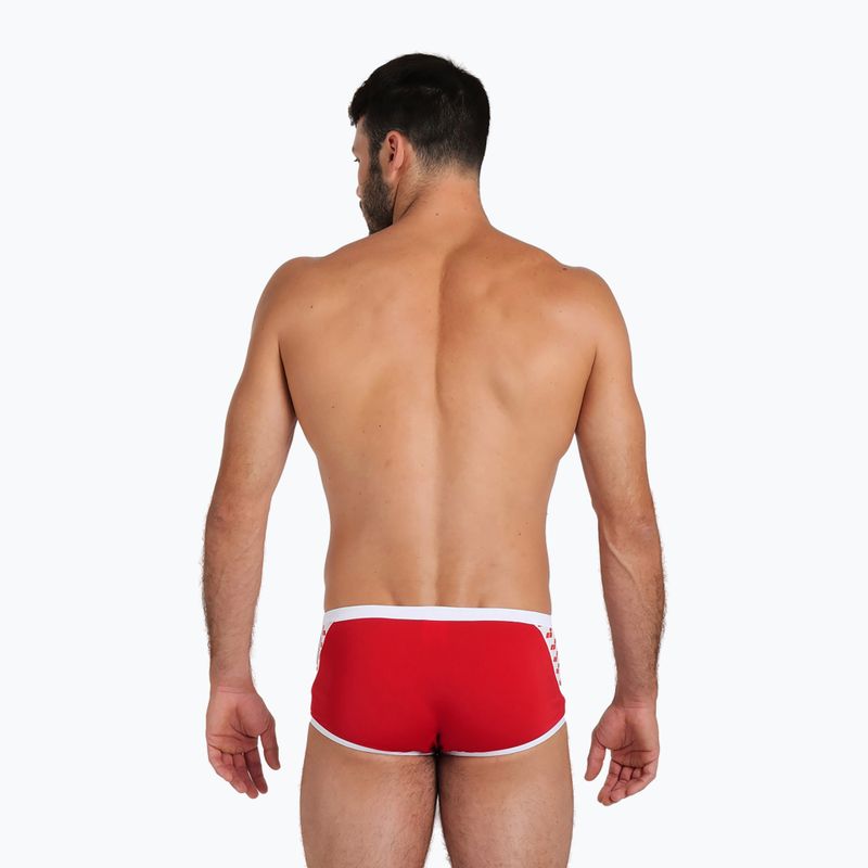 Badehose Herren arena Icons Swim Low Waist Short Solid rot 546/41 7