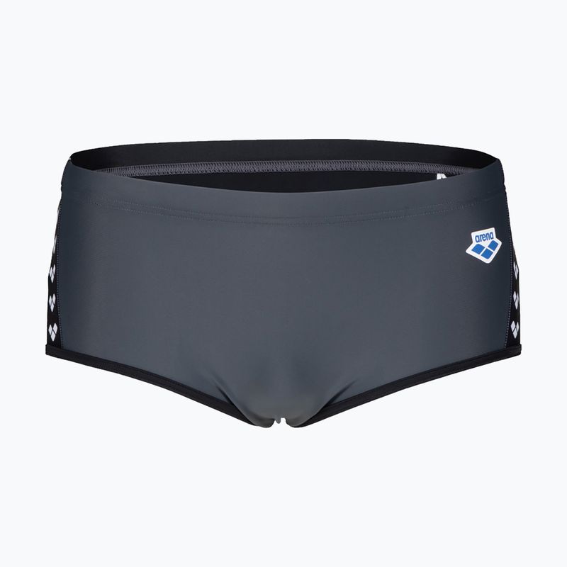 Badehose Herren arena Icons Swim Low Waist Short Panel grau 552 /55 4