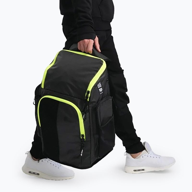 Rucksack arena Spiky III 45 l dark smoke/neon yellow 11