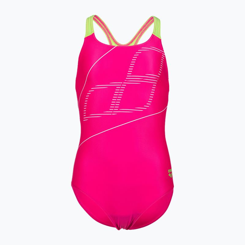 Einteiliger Badeanzug Kinder arena Swim Pro Back Logo rosa 5539/76 4