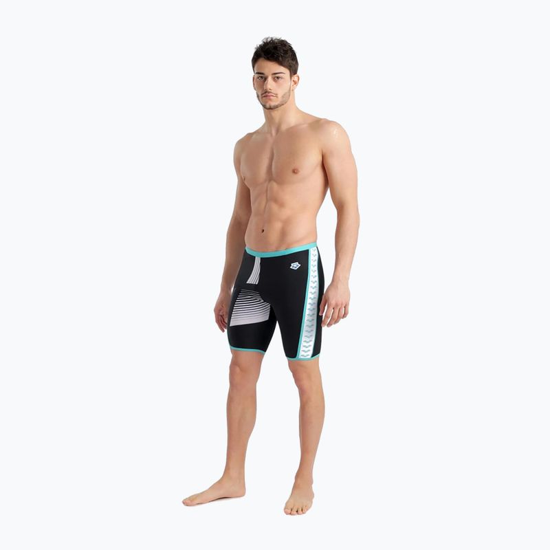 Men's arena Icons Swim Jammer Logo schwarz 005657/518 4