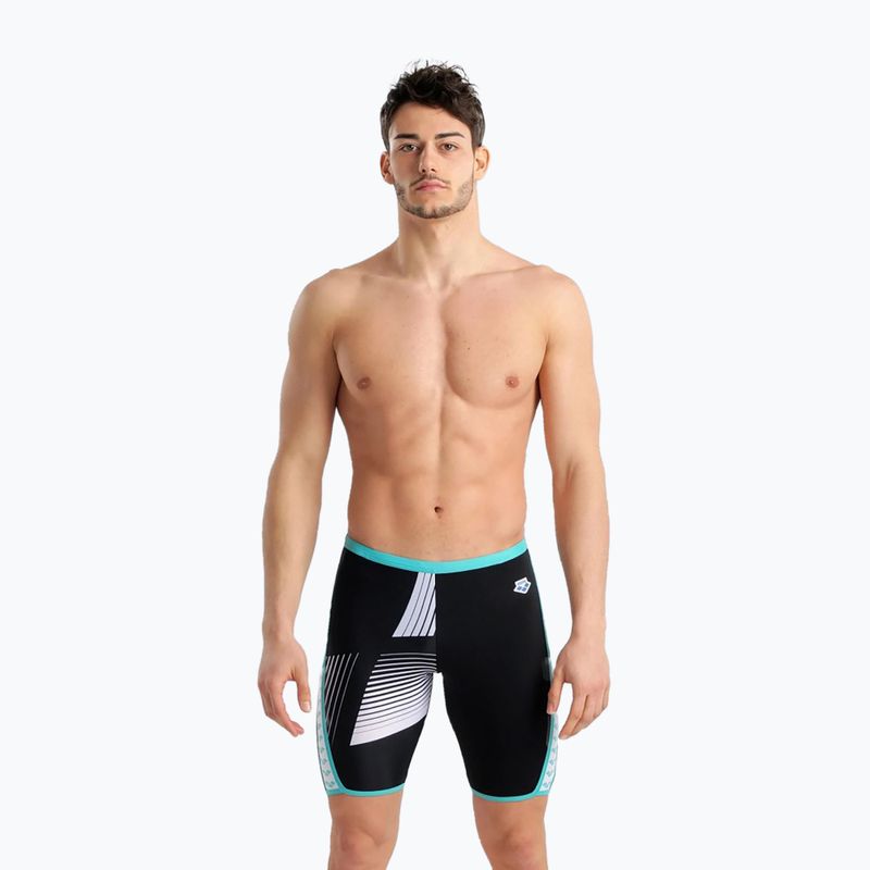 Men's arena Icons Swim Jammer Logo schwarz 005657/518 5