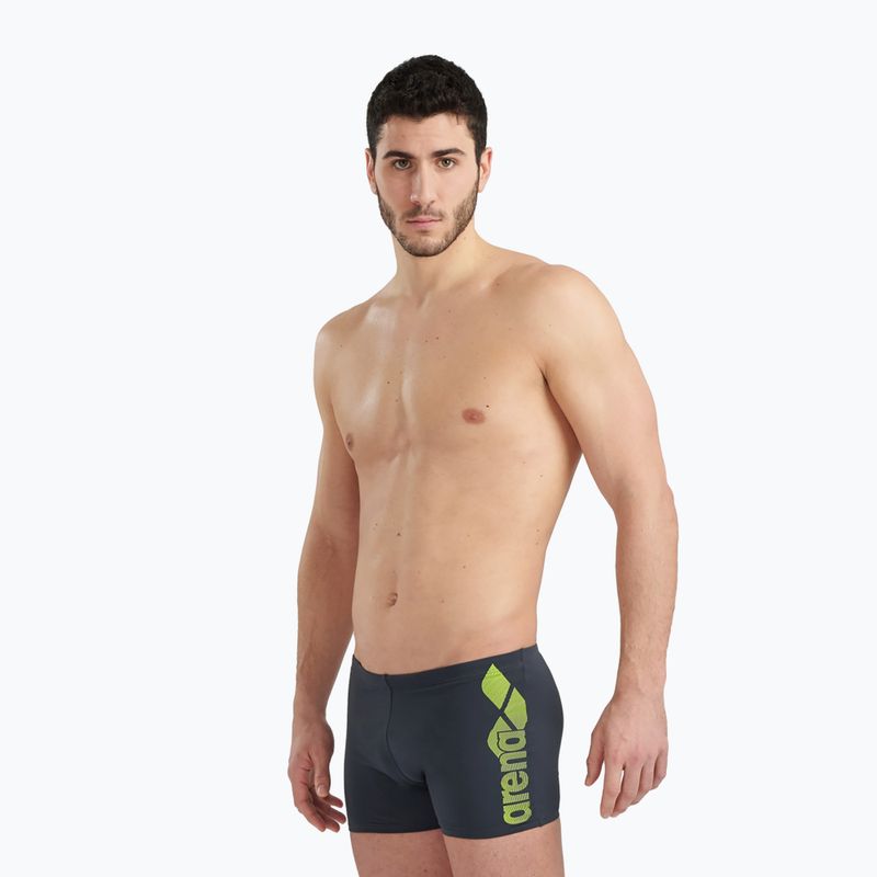 Badehose boxer Herren arena Optimal Short grau 483/56
