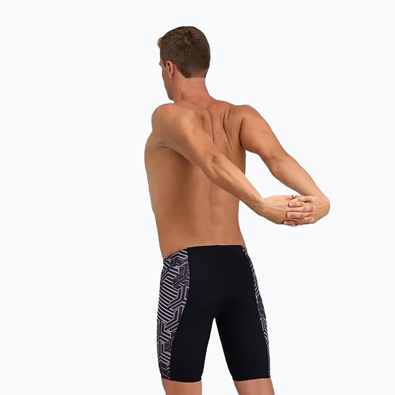 Men's arena Kikko Pro Swim Jammer schwarz/schwarz multi 5