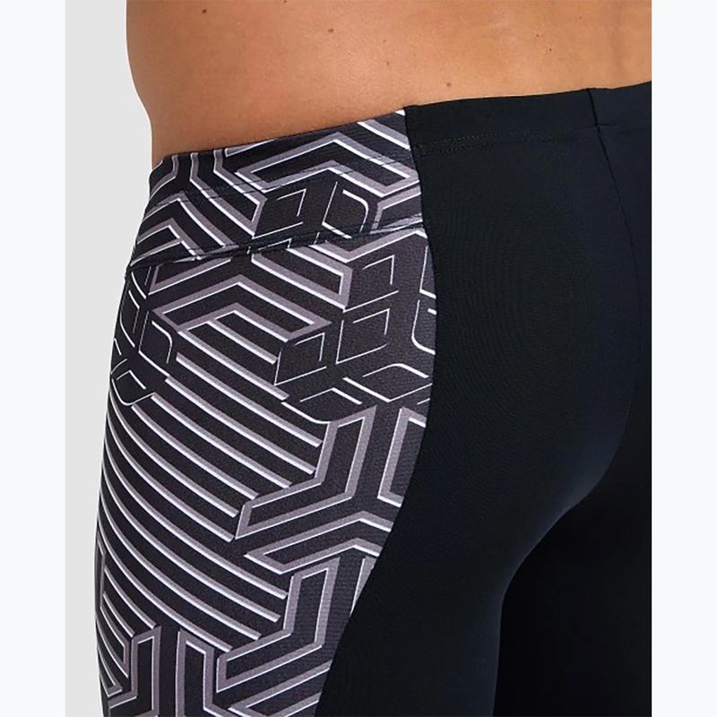 Men's arena Kikko Pro Swim Jammer schwarz/schwarz multi 7