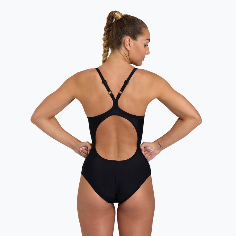 Badeanzug Damen arena Solid Swimsuit Lightdrop Back black 6