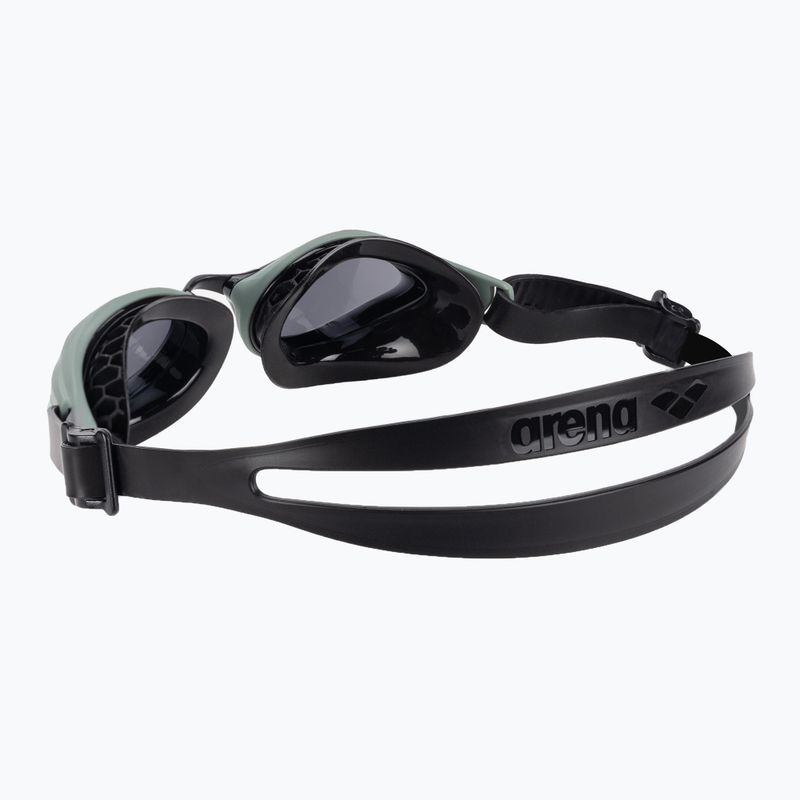 Schwimmbrille arena Air Bold Swipe smoke/dark olive/black 4