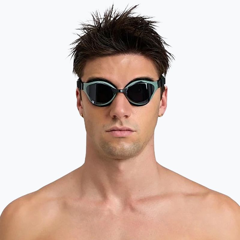 Schwimmbrille arena Air Bold Swipe smoke/dark olive/black 15