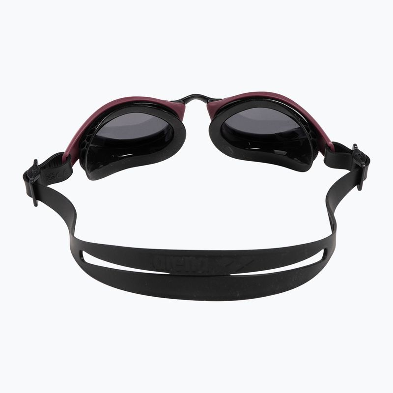 Schwimmbrille arena Air Bold Swipe smoke/red wine/black 4