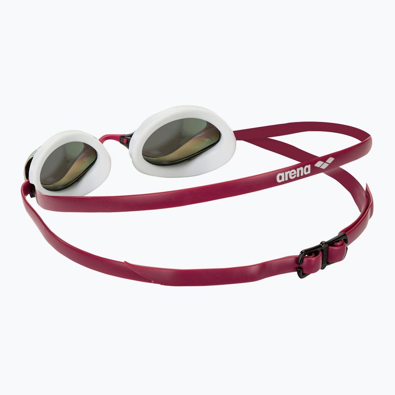 Arena Python Mirror Kupfer/Weiß/Rotwein Schwimmbrille 5