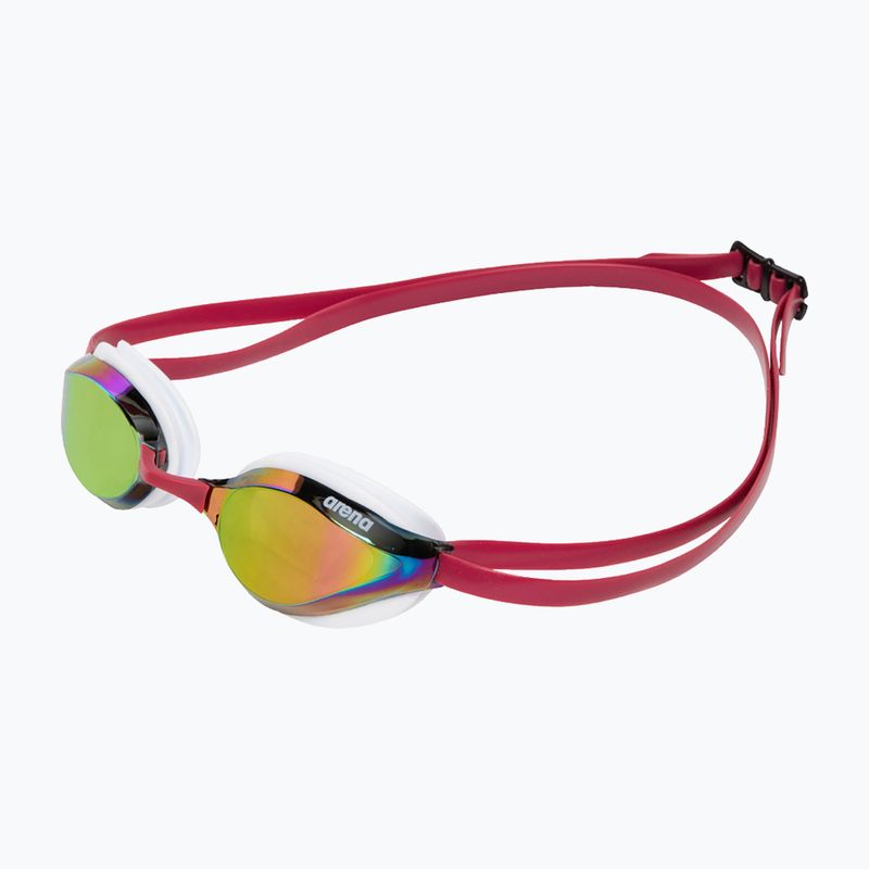 Arena Python Mirror Kupfer/Weiß/Rotwein Schwimmbrille 6