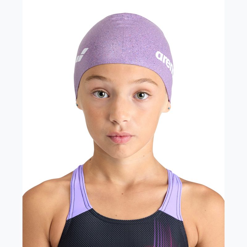 Kinder-Schwimmkappe arena Silicone Cap Jr pink multi 2