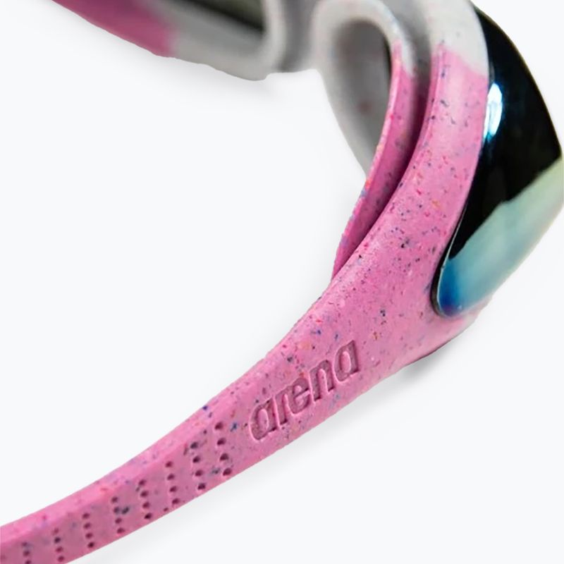 Kinderschwimmbrille arena Spider JR Mirror r rosa/grau/rosa 7