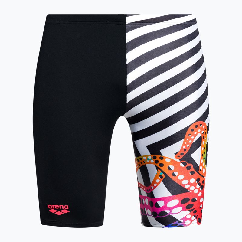 Badehose Jammer Herren Arena Crazy Octopus Jammer schwarz-weiß 6379
