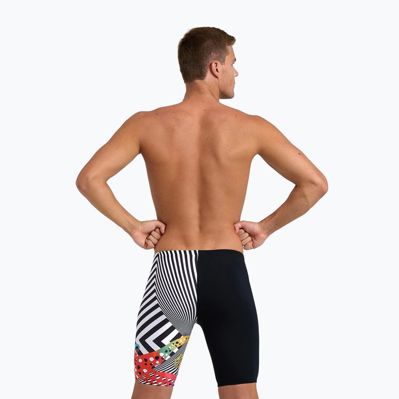 Badehose Jammer Herren Arena Crazy Octopus Jammer schwarz-weiß 6379 8