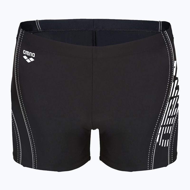 Men's arena Byor Evo Short R schwarz/schwarz/weiß Badeunterhose