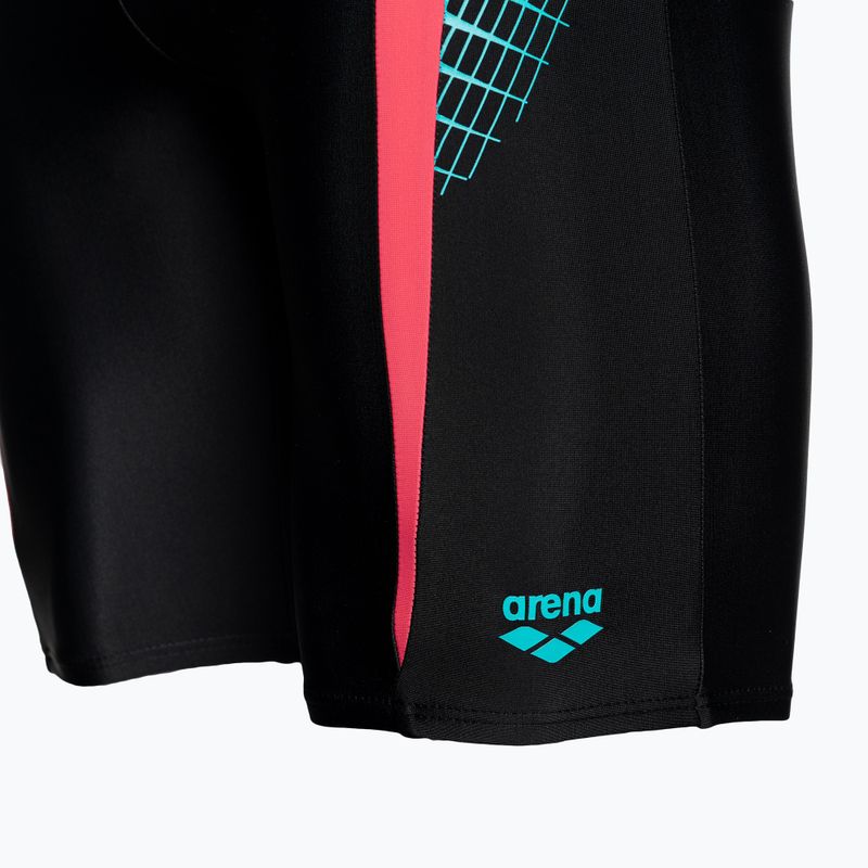 Men's arena Threefold Jammer R schwarz/schwarz/anguria Bademode
