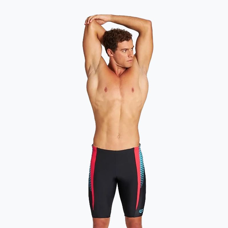 Men's arena Threefold Jammer R schwarz/schwarz/anguria Bademode