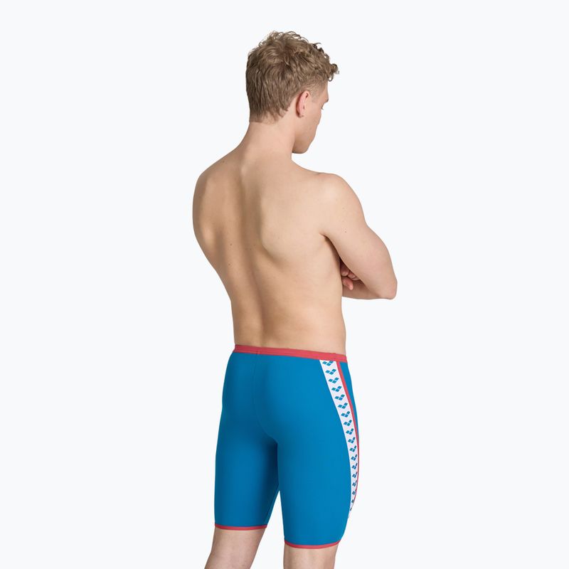 Men's arena Swim Solid Jammer blau cosmo/astro rot 3