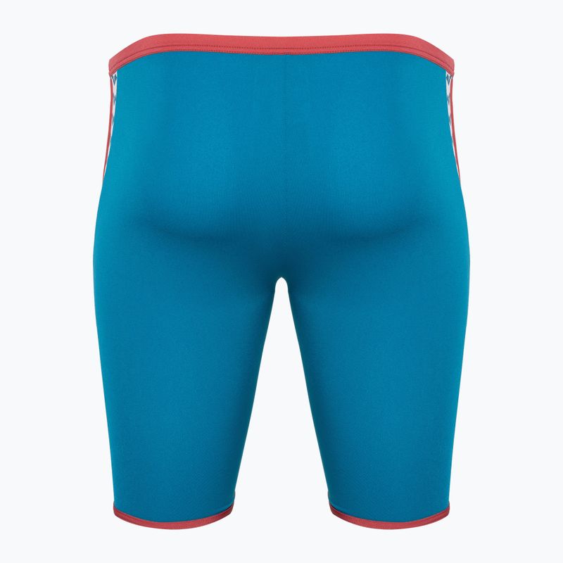 Men's arena Swim Solid Jammer blau cosmo/astro rot 5