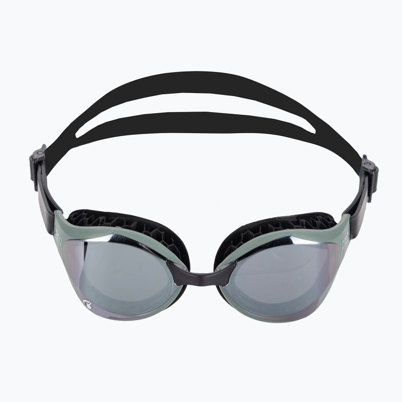 Schwimmbrille arena Air-Bold Swipe Mirror silver/dark olive 2