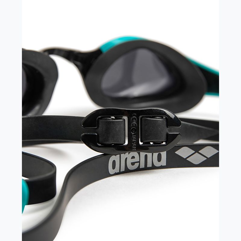 Schwimmbrille arena Cobra Edge Swipe smoke / peacock / black 5