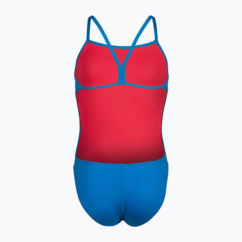 Badeanzug Kinder arena Team Challenge Solid blue river 3