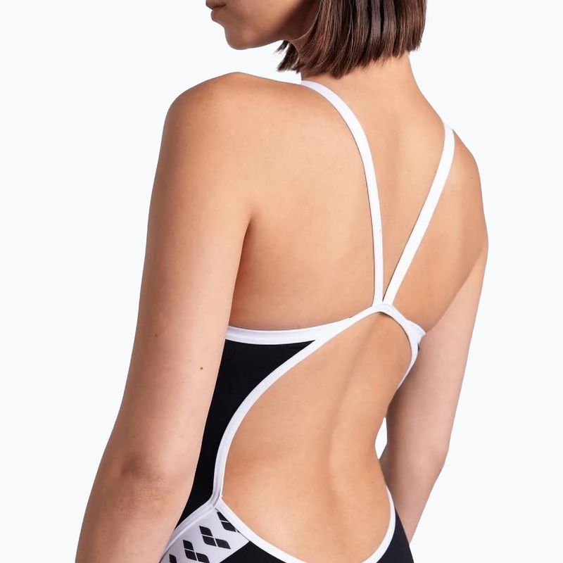 Badeanzug Damen arena Icons Super Fly Back Solid black / white 8