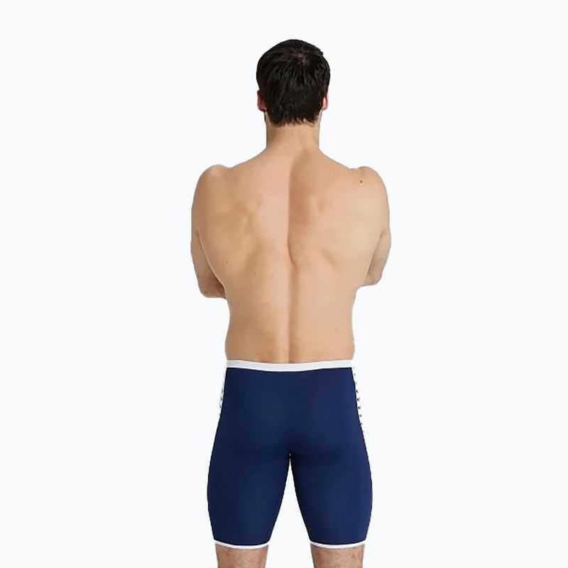 Men's arena Icons Swim Jammer Solid navy/weiß 6