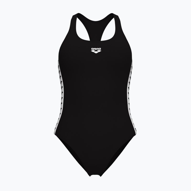 Badeanzug Damen arena Icons Racer Back Solid black / white
