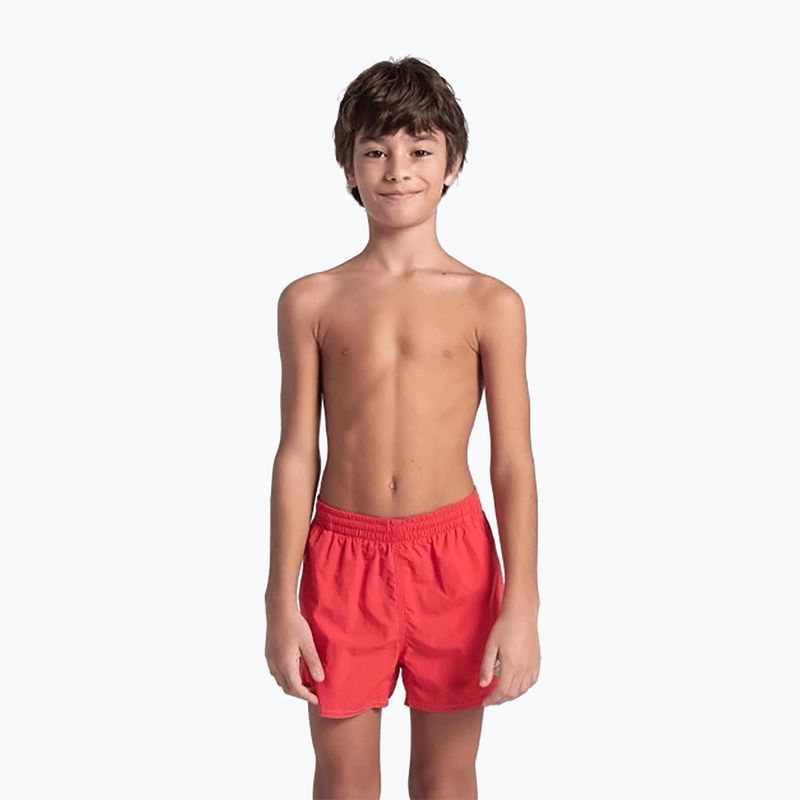 Kinder-Arena Badeshorts Bywayx Youth R fluo rot/wasser 5