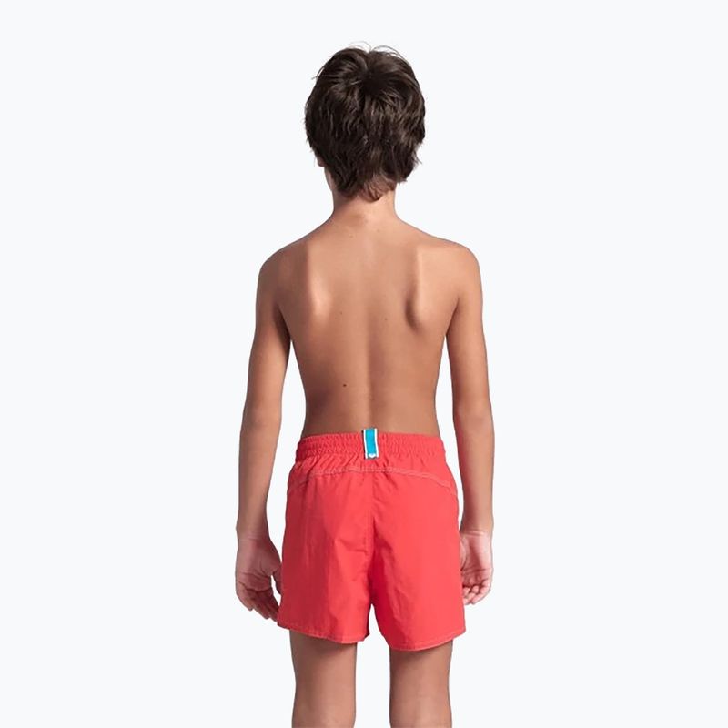 Kinder-Arena Badeshorts Bywayx Youth R fluo rot/wasser 7