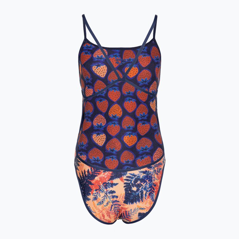 Einteiliger Badeanzug arena Reversible Swimsuit Challenge Back navy/multi 2
