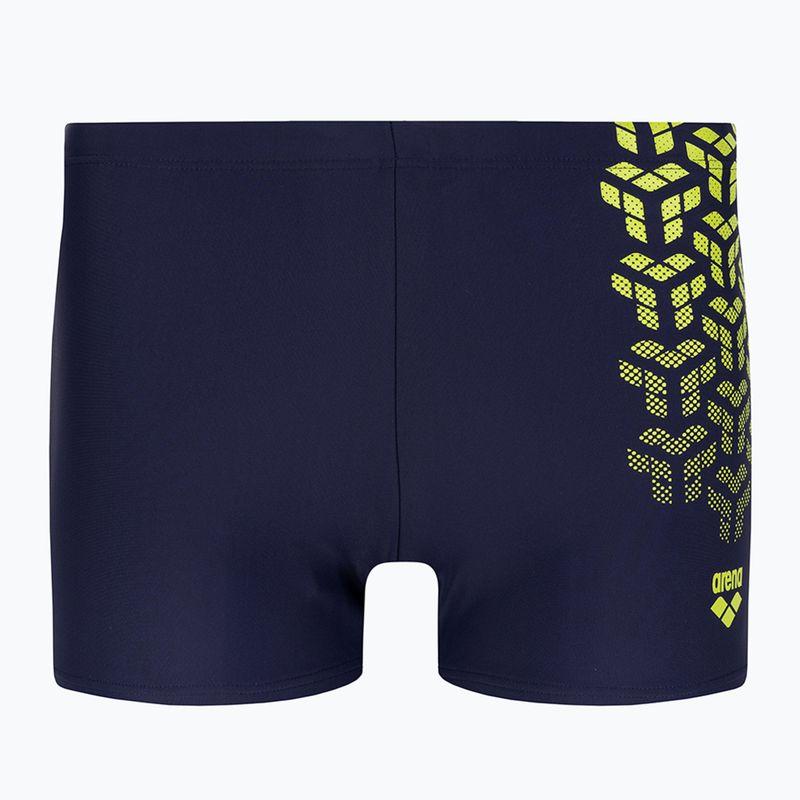 Herren arena swim boxers Kikko V Swim Short navy/soft green