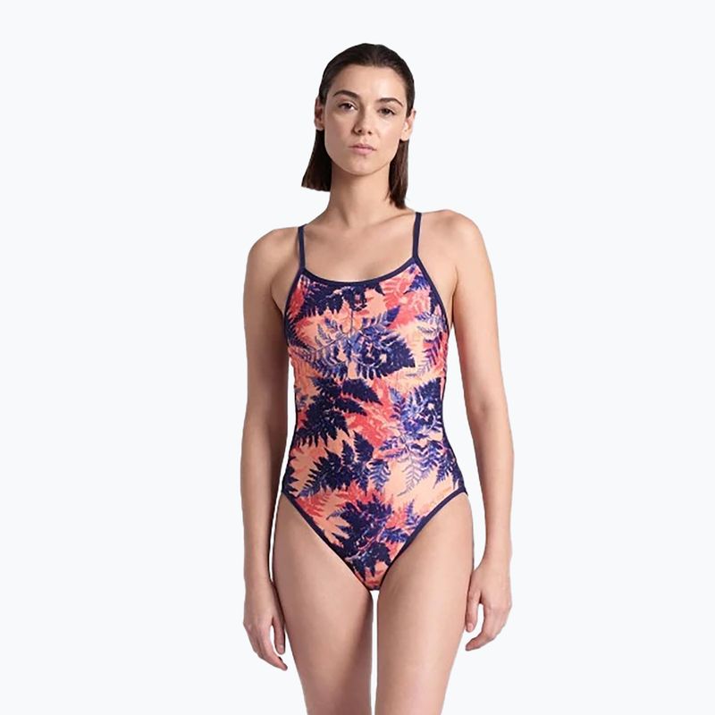 Einteiliger Badeanzug arena Reversible Swimsuit Challenge Back navy/multi 7