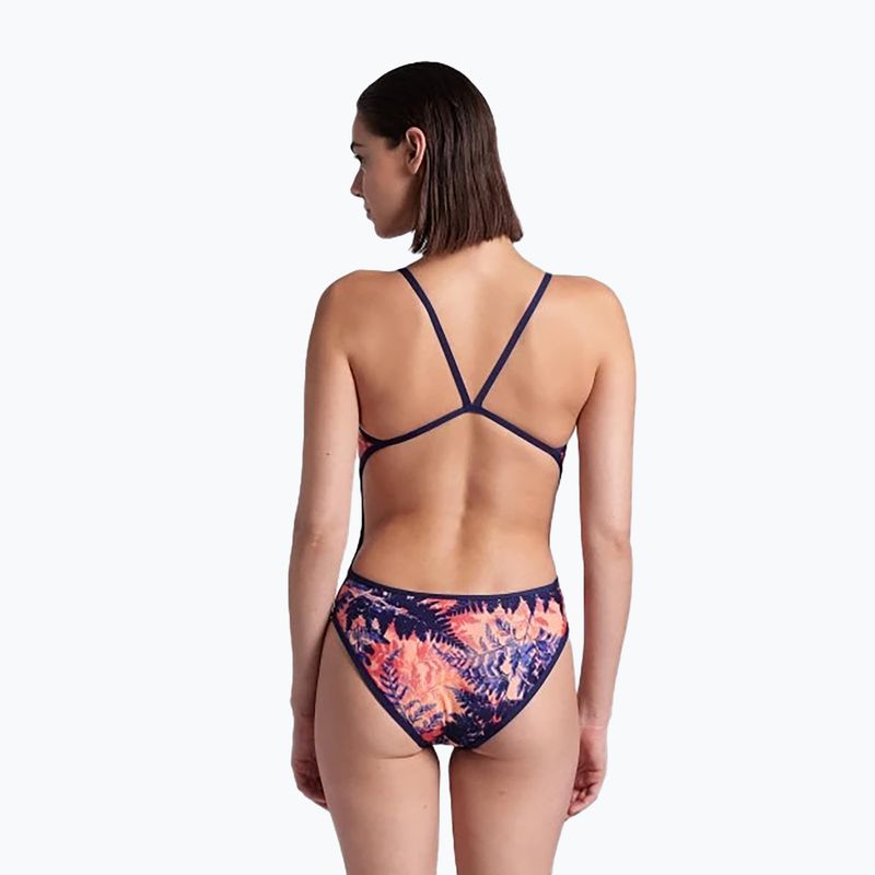 Einteiliger Badeanzug arena Reversible Swimsuit Challenge Back navy/multi 11