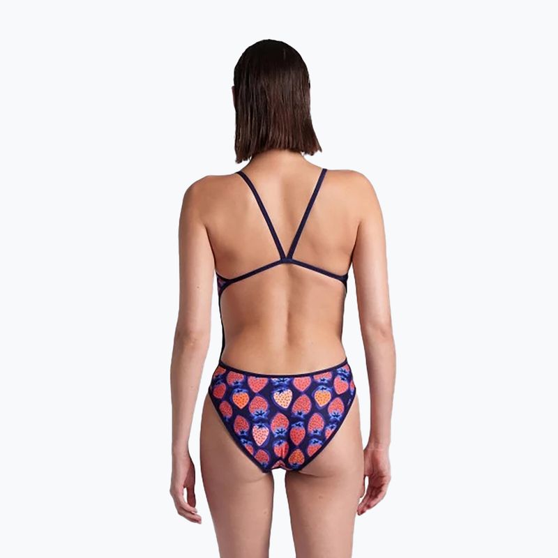 Einteiliger Badeanzug arena Reversible Swimsuit Challenge Back navy/multi 12