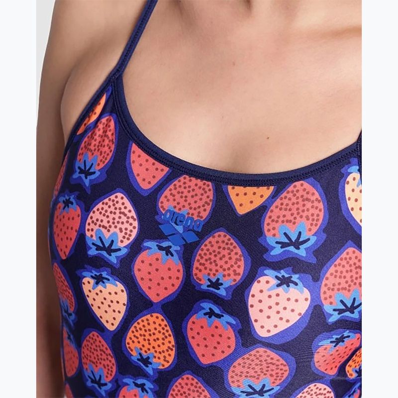 Einteiliger Badeanzug arena Reversible Swimsuit Challenge Back navy/multi 14