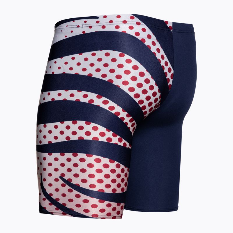 Men's arena Multi Stripes Swim Jammer navy/white multi