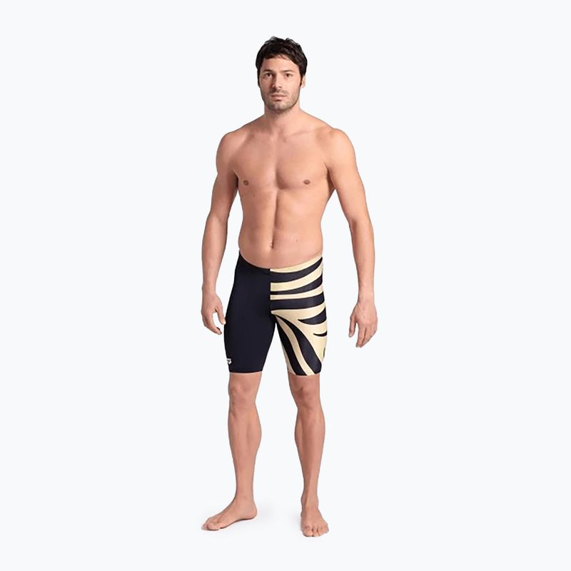 Men's arena Multi Stripes Swim Jammer schwarz/weiß multi 6