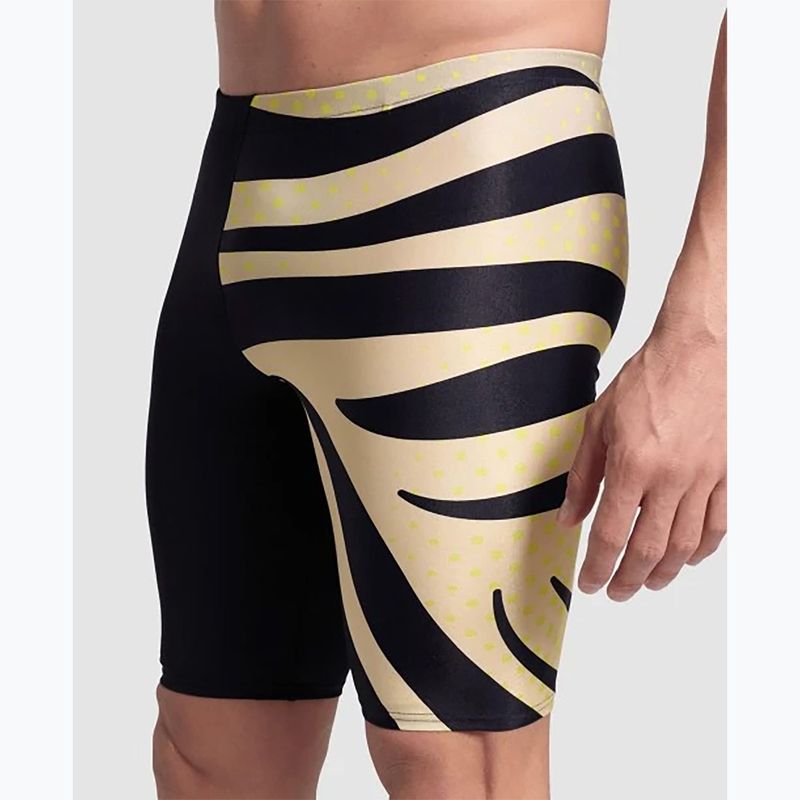 Men's arena Multi Stripes Swim Jammer schwarz/weiß multi 8