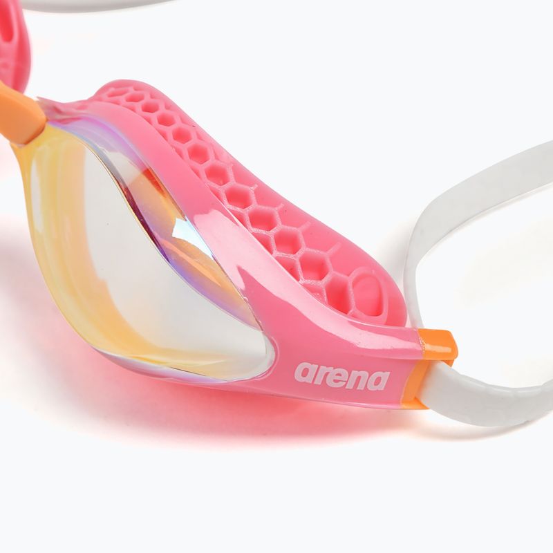Schwimmbrille arena Air-Speed Mirror yellow copper/light/pink/orange 6