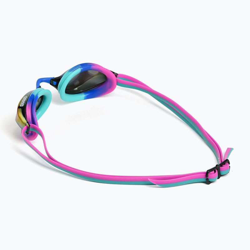Schwimmbrille arena Python Mirror turquoise/water/fuchsia 3