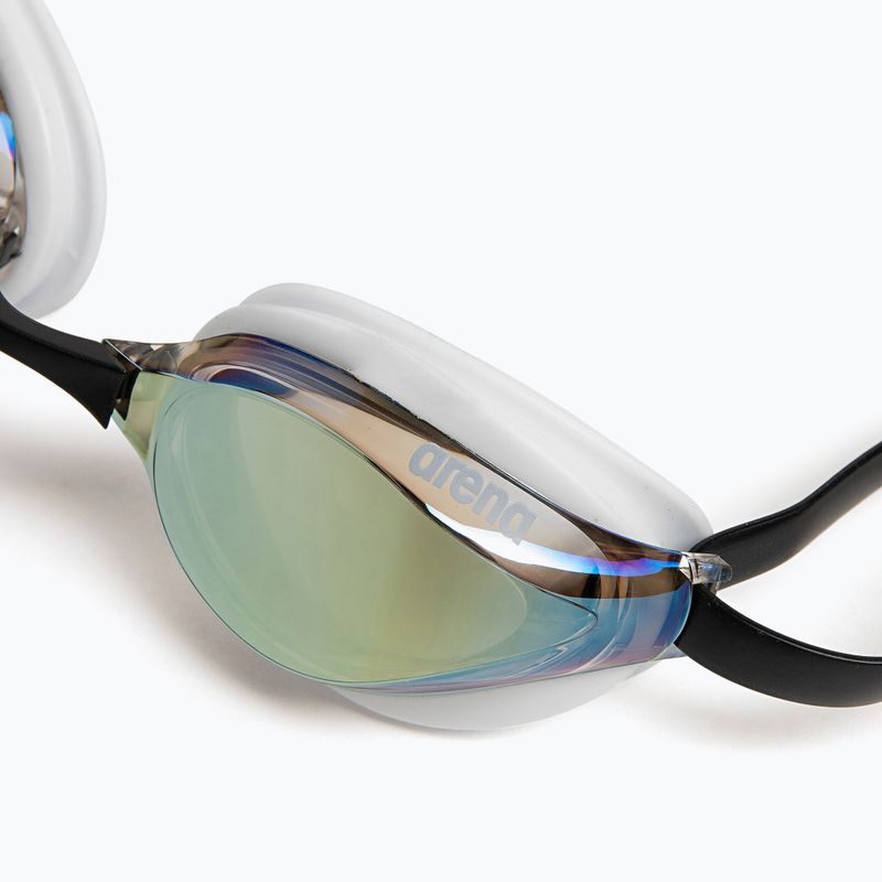 Schwimmbrille arena Python Mirror gold / white / black