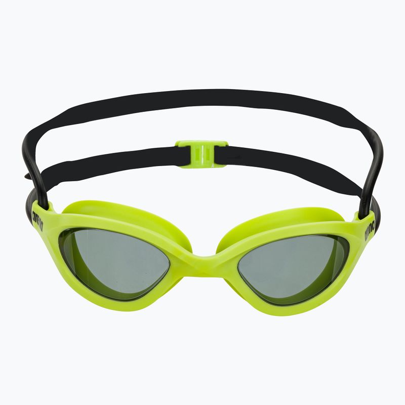 Schwimmbrille arena 365 smoke/lime/black globe 2