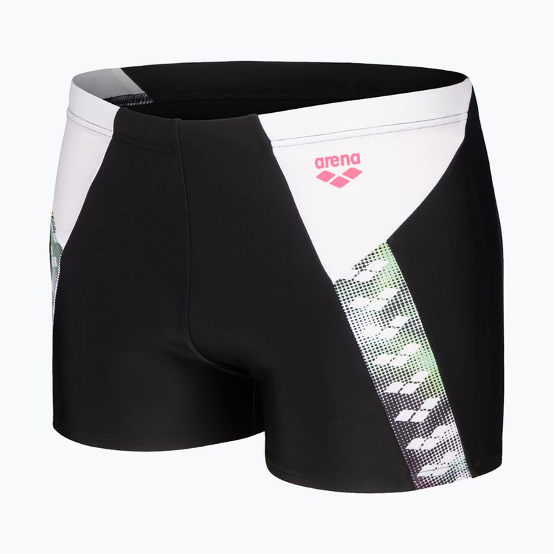 Schwimm-Boxershorts Herren arena Stripe Swim Short black/white/multi 3