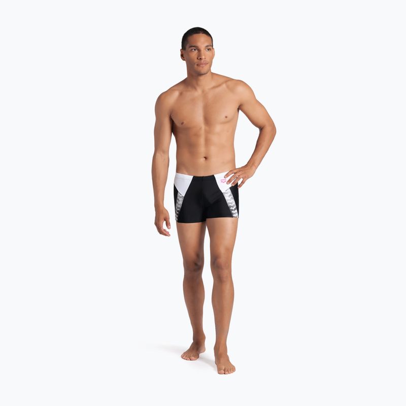 Schwimm-Boxershorts Herren arena Stripe Swim Short black/white/multi 6