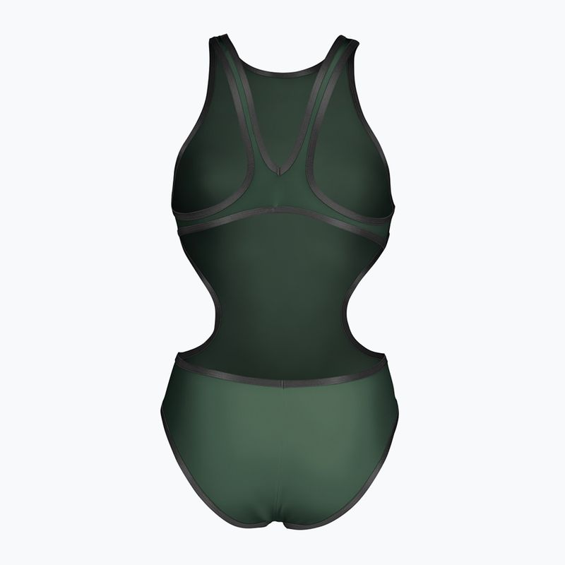 Einteiliger Damen-Badeanzug arena One Biglogo One Piece dark sage/black 3